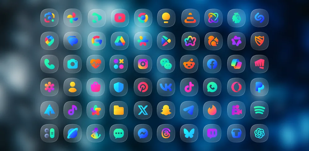 One UI Glass Color Icon Pack v1.1 APK MOD Download