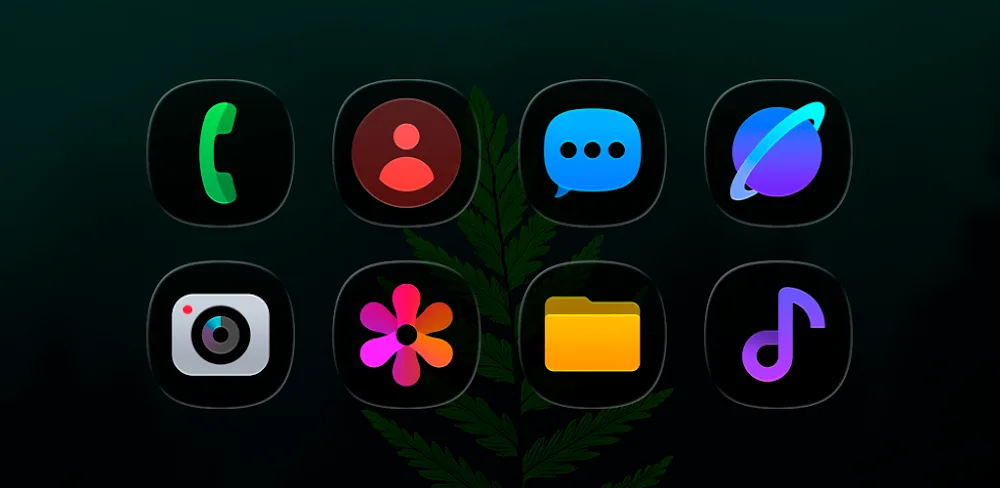 OneColor GlassDark Icon Pack MOD APK v1.9 Download