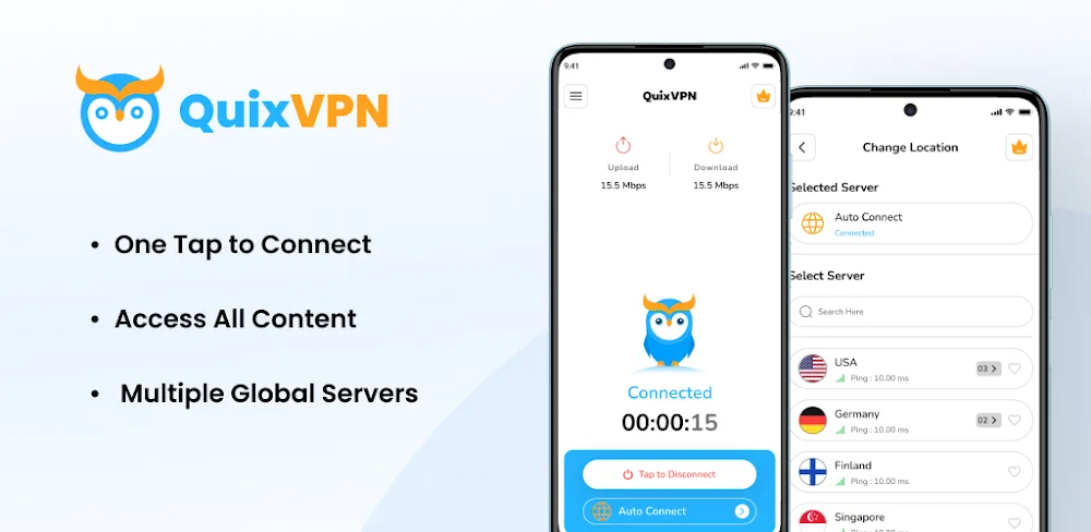QuixVPN v1.12.9 MOD APK Download (Utilities)