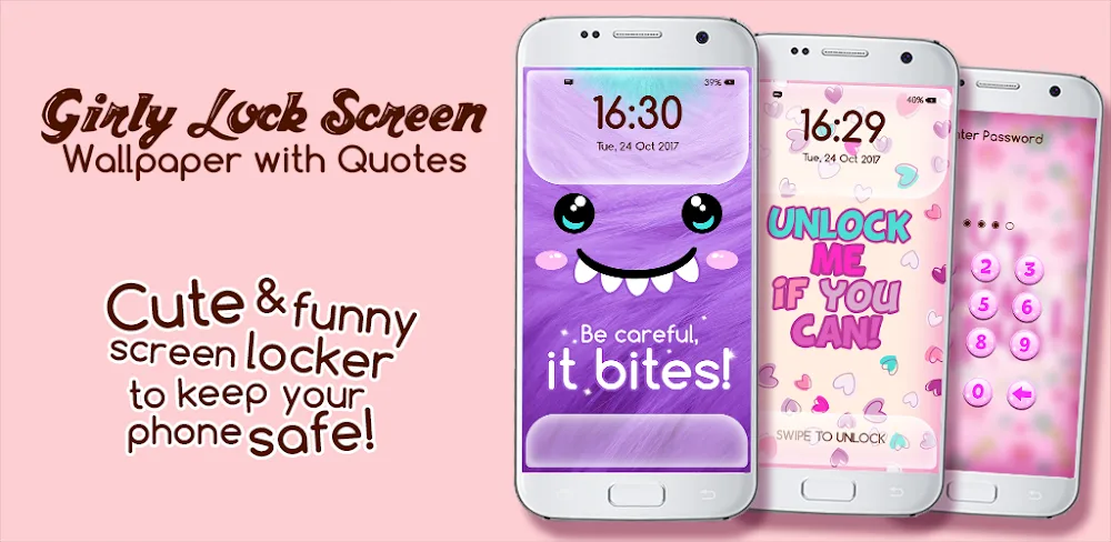 Cute Lock Screen & Wallpapers v5.1.0.1 MOD APK Download (Premium Unlocked)