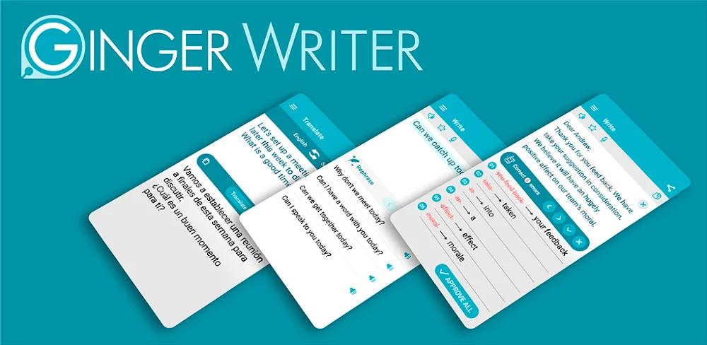 Ginger Writer MOD APK v1.0.18 Premium Unlocked Download