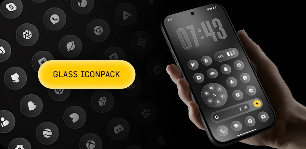 Glass Icon Pack v1.2 MOD APK Download (Full Version)