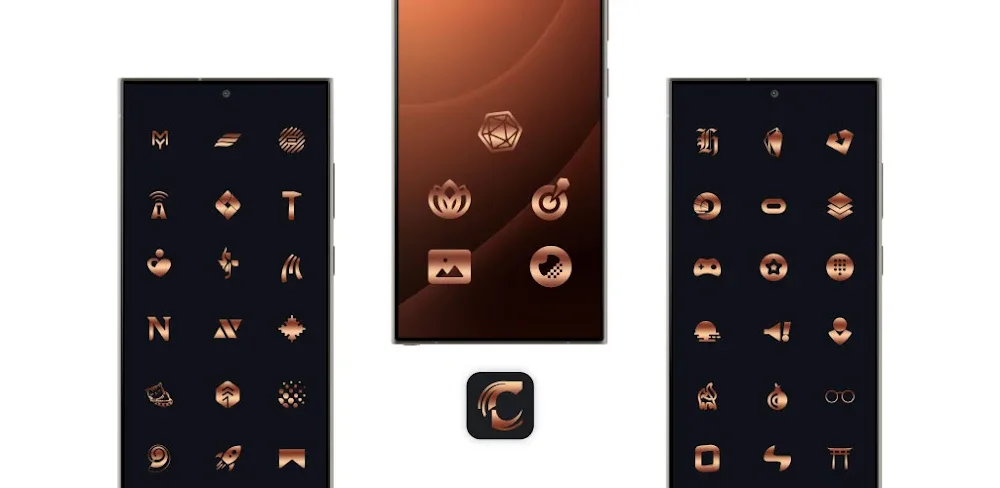 Bronze Copper Icon Pack MOD APK v5.9 Download