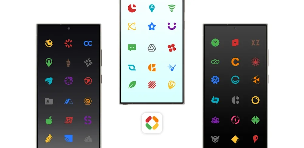 Colors Shapeless Icon Pack v6.1 MOD APK Download