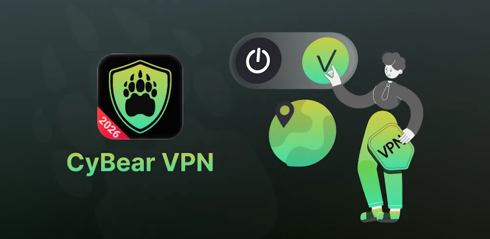 CyBear VPN v2.9.4 MOD APK Download (Premium Unlocked)