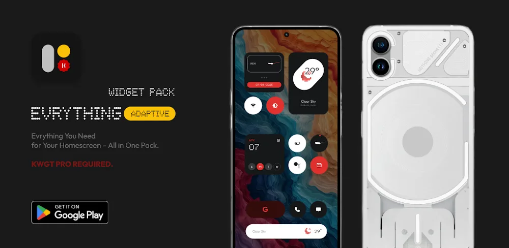 Evrything Adaptive Widget Pack v7.0 MOD APK Utilities Download