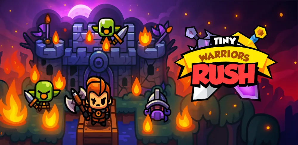Tiny Warriors Rush v1.13.0 MOD APK (Menu, High Meat) Download