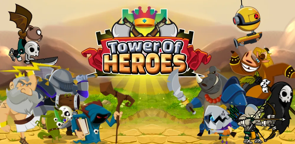 Tower Of Heroes: Epic Defense v21 MOD APK (Menu, Unlimited All) Download
