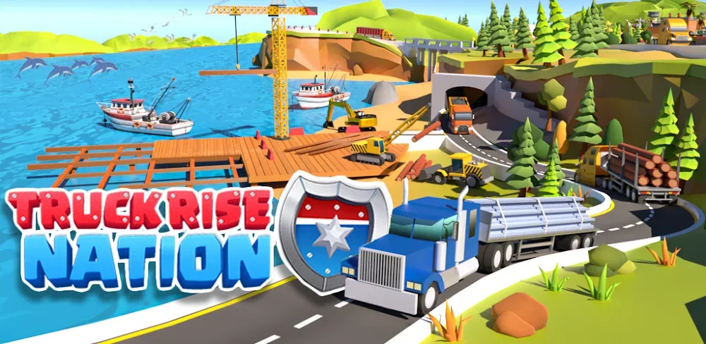 TruckRise US Truck Empire v2025.0.1 MOD APK Free Shopping No-ADS Download