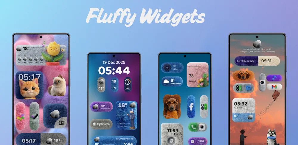 Fluffy Widgets v1.3 MOD APK Download
