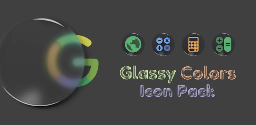 Glassy Colors Icons v1.1.0 MOD APK Download