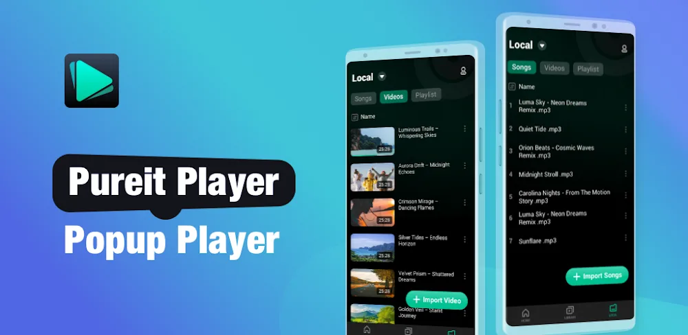 Pureit player v5.5.95.004 MOD APK [Premium Unlocked] Download