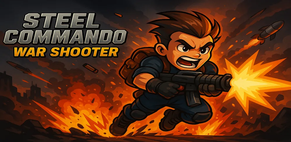 Steel Commando v1.7 MOD APK Download (Menu, Unlimited Gold) Game