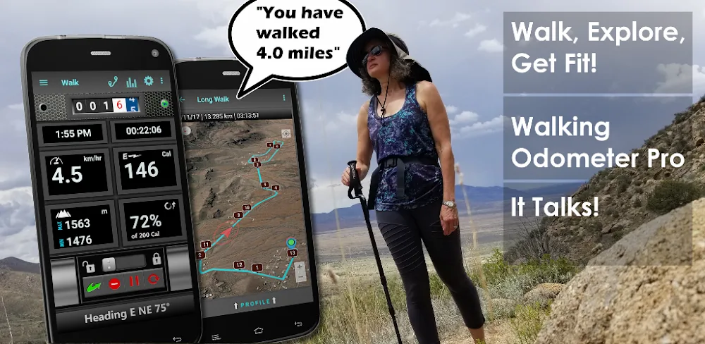 Walking Odometer Pro v1.53 MOD APK Download (Premium Unlocked)