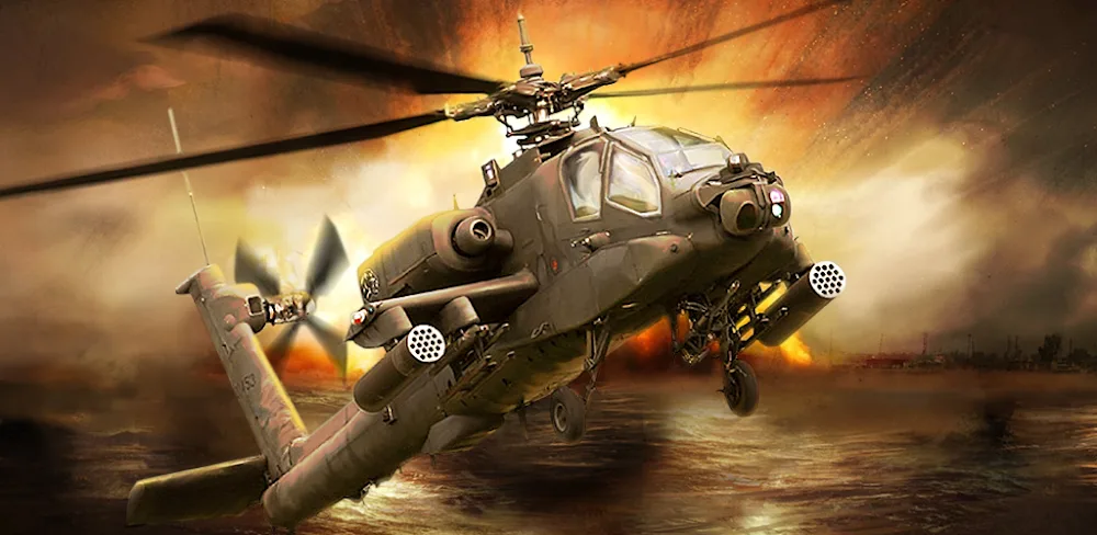 GUNSHIP BATTLE: Helicopter 3D v2.8.21 MOD APK Free Rewards Game